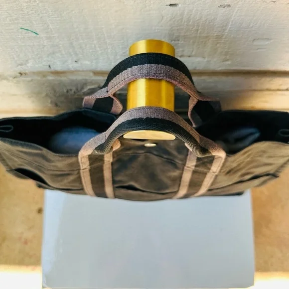 HERMES Black Tote bag. MM size with COA. - Picture 8 of 12